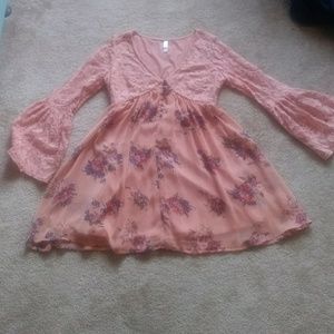 Xhilaration spring bell sleeve dress